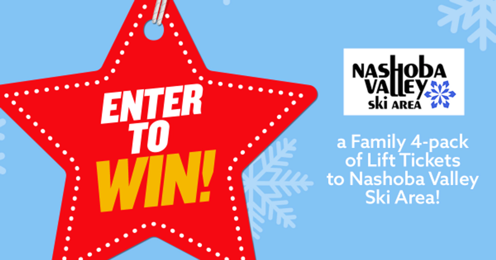 Enter-to-Win a Family 4-pack to Nashoba Valley Ski Area