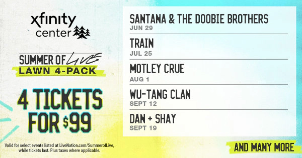 $99 Summer of Live 4-Pack