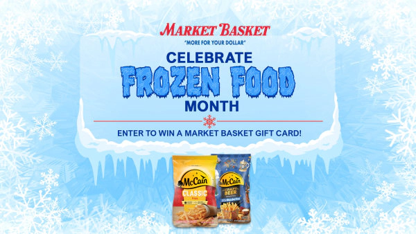 October Frozen Foods Giveaway: Win a Market Basket Gift Card