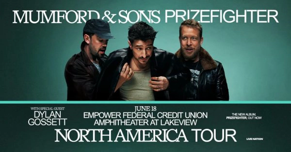 Win Tickets to see Mumford & Sons at Empower Federal Credit Union Amphitheater at Lakeview!