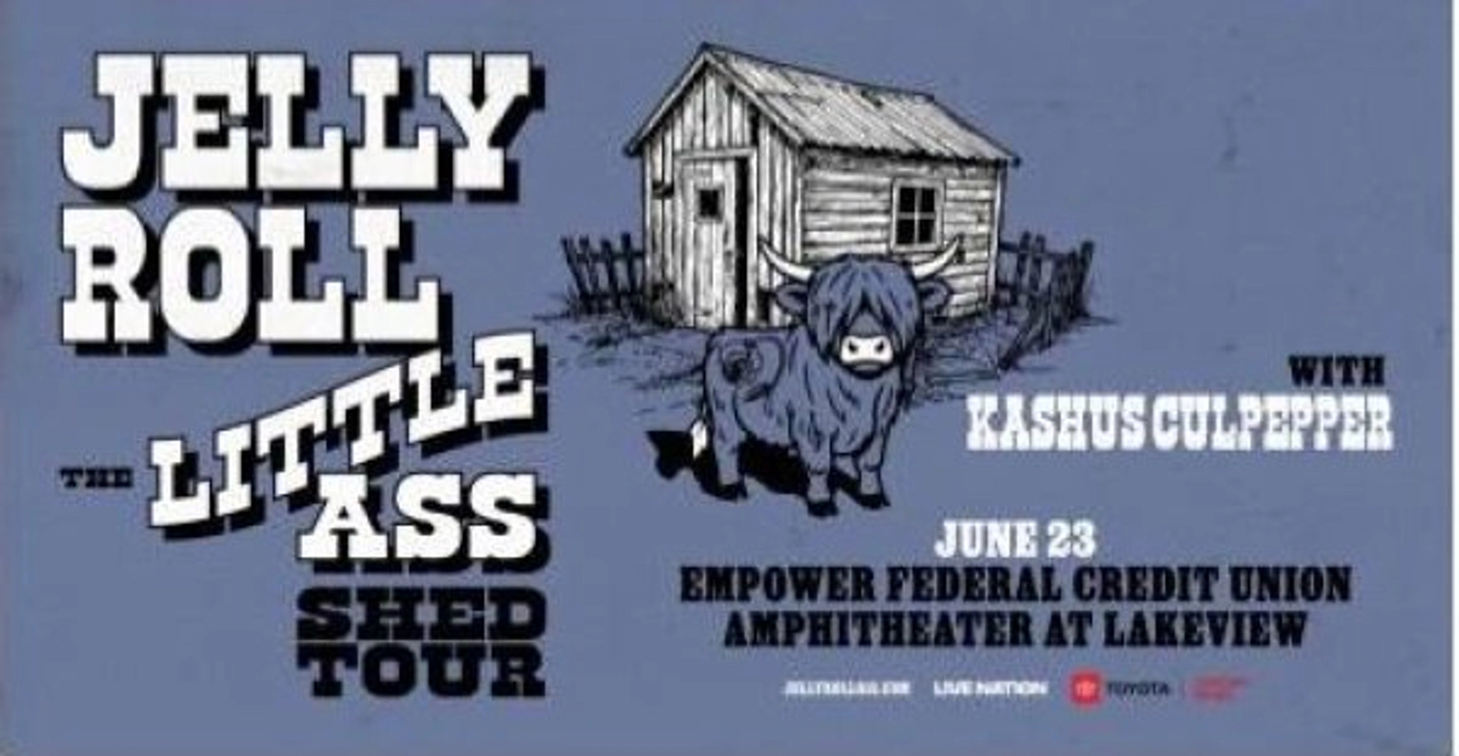 Win Tickets to see Jelly Roll at Empower Federal Union Amphitheater at Lakeview!