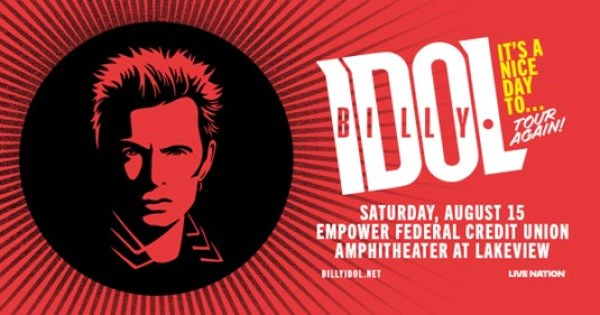 Win Tickets to see Billy Idol at Empower Federal Credit Union Amphitheater at Lakeview