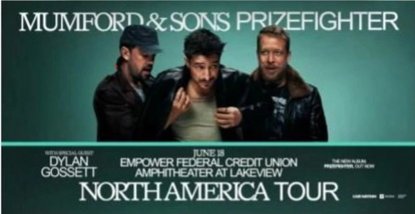 Win Tickets to Mumford & Sons at Empower Federal Credit Union Amphitheater at Lakeview!