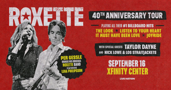 Roxette 40th Anniversary Tour 2026 at Xfinity Center