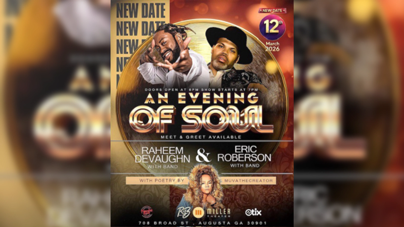 An Evening of Soul with Raheem DeVaughn at The Miller Theater