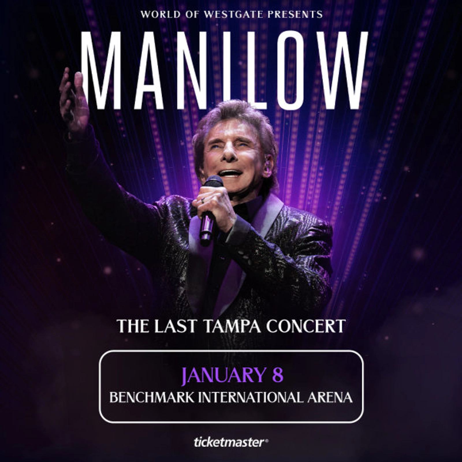 Win Tickets to See Barry Manilow Live In Tampa