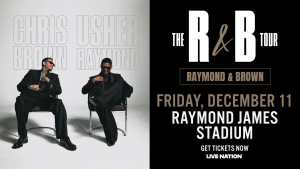 Take your shot at seeing Chris Brown and Usher live on The R&B Tour!