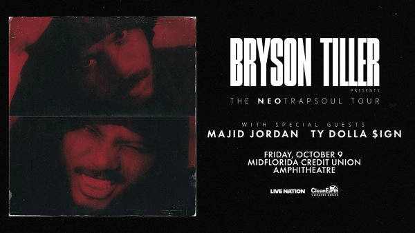 Your next concert night just got BIGGER. Enter with iHeartRadio for your chance to win tickets to see Bryson Tiller with Majid Jordan and Ty Dolla $ign!