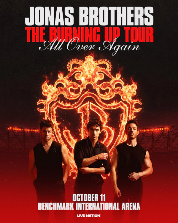 Burnin’ up for the Jonas Brothers? Enter with iHeartRadio for your chance to win tickets to The Burning Up Tour All Over Again!