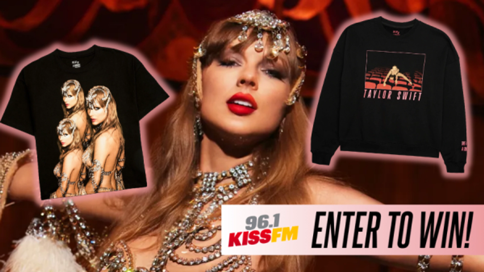 Enter to Win "The Life of a Showgirl" Taylor Swift Merchandise!