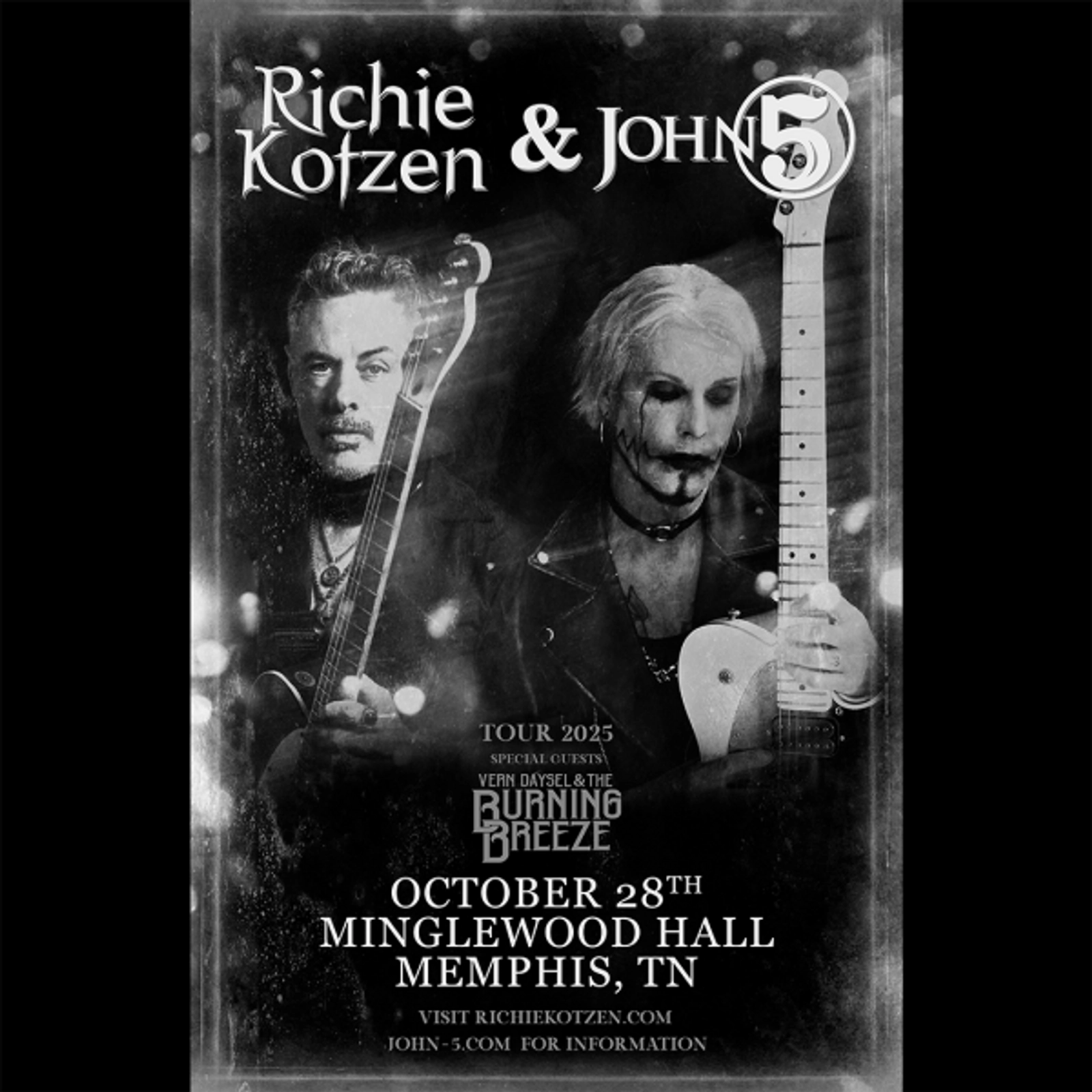 Enter to Win Tickets to John 5 and Richie Kotzen at Minglewood Hall