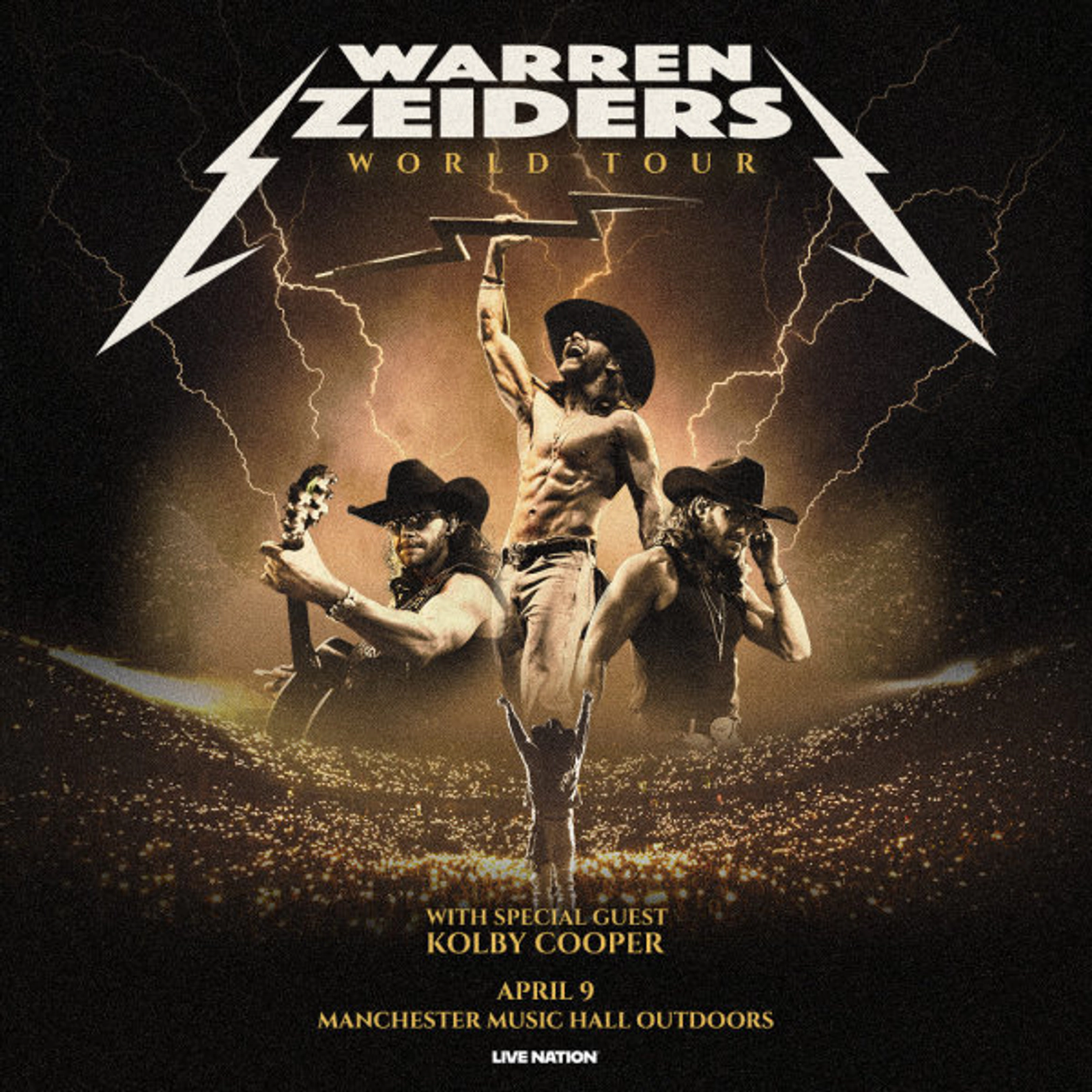 Warren Zeiders at Manchester Music Hall on April 9, 2026