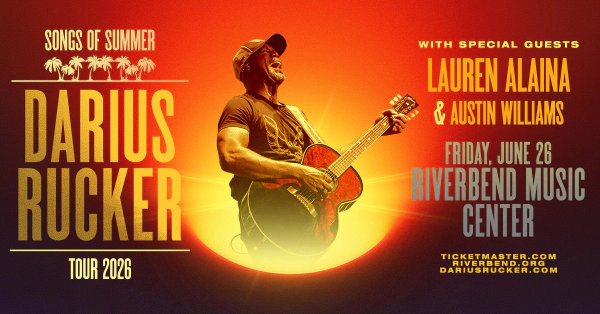 Darius Rucker at Riverbend Music Center on June 26, 2026