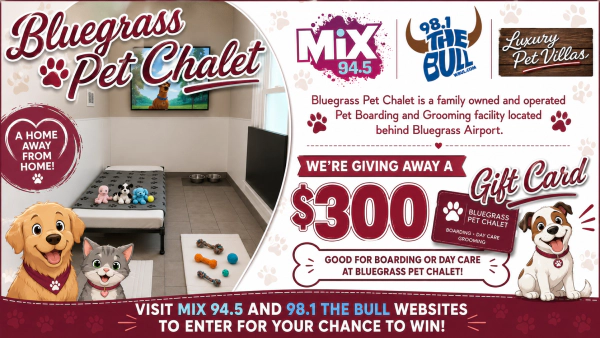 Bluegrass Pet Chalet Gift Card Giveaway