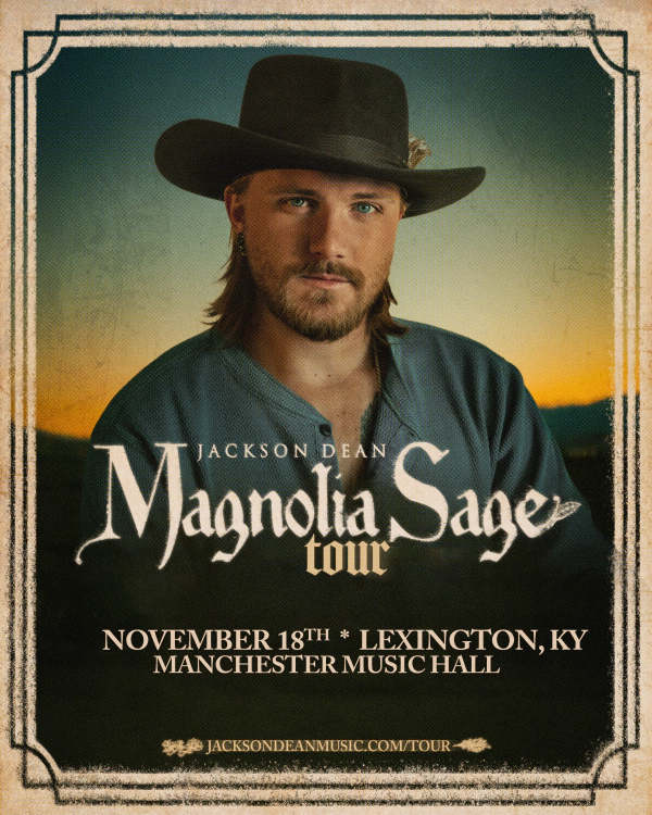 98.1 The Bull Presents Jackson Dean @ Manchester Music Hall 11.18.26 Ticket Giveaway