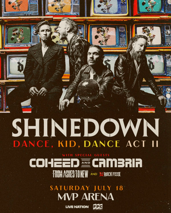 Enter for your chance to see Shinedown perform LIVE at MVP Arena!