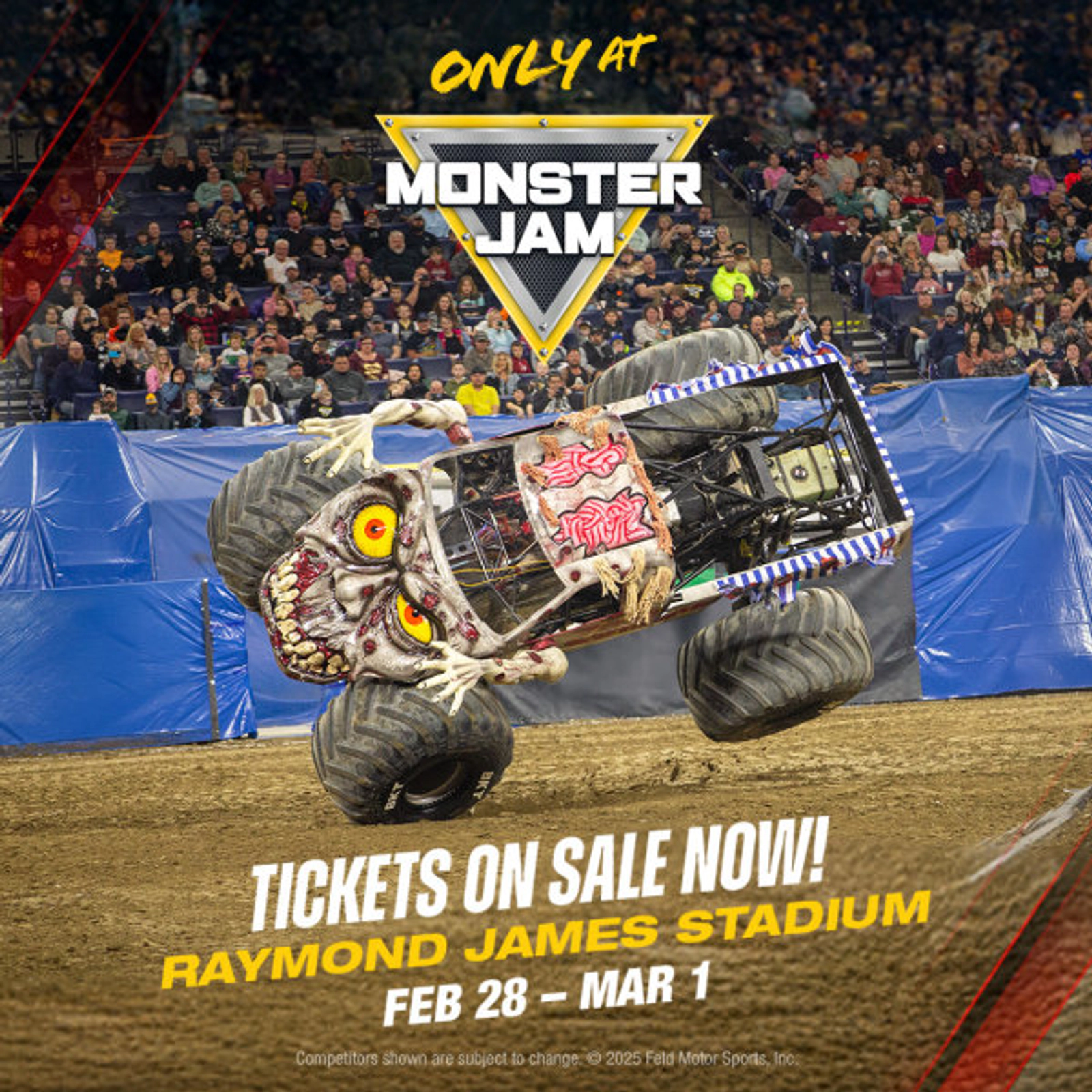 ¡Gánate boletos para Monster Jam 2026!