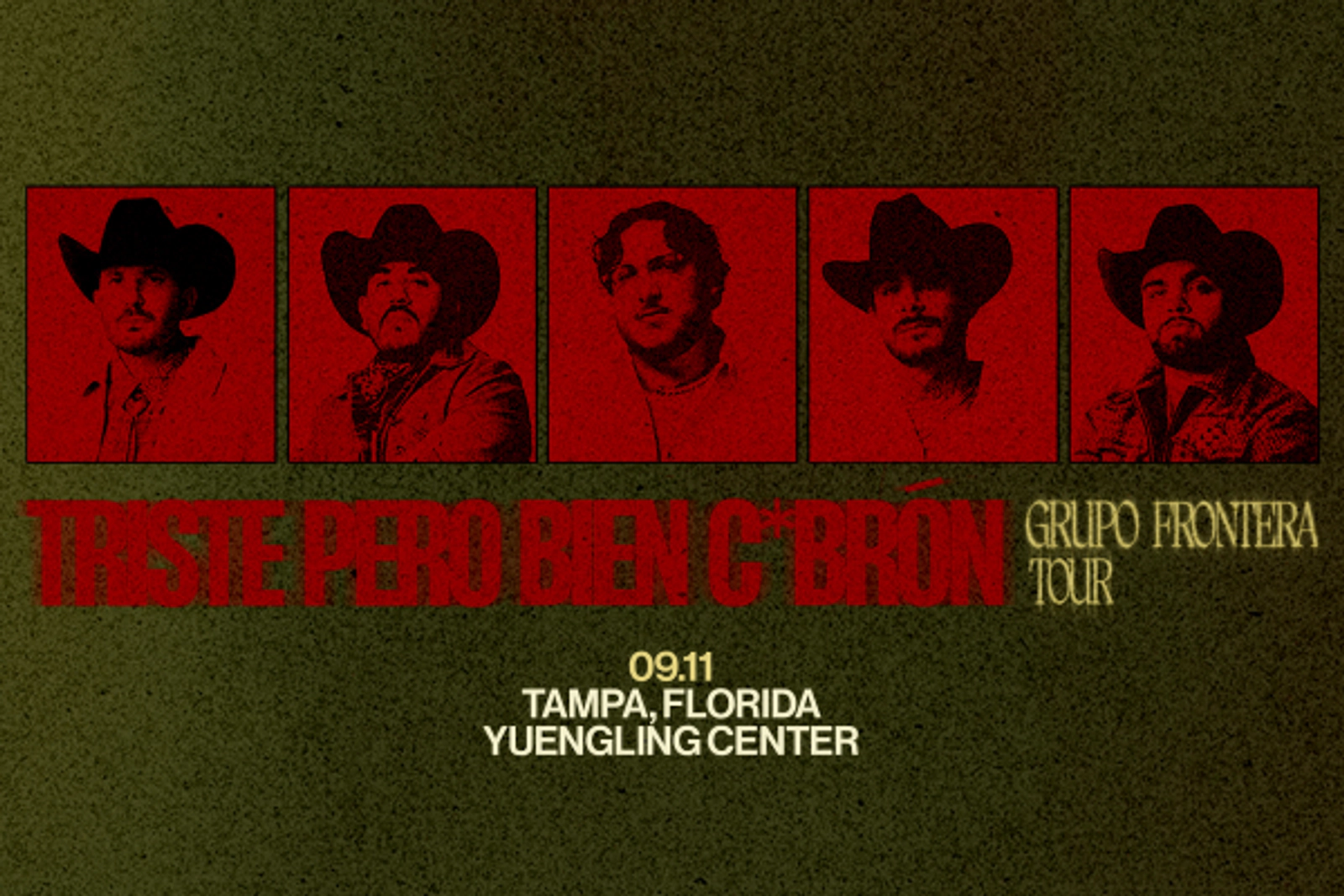 Gana boletos para Grupo Frontera en Yuengling Center 9/11