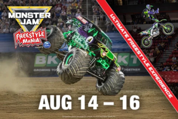 Gana boletos para Monster Jam Freestyle Mania