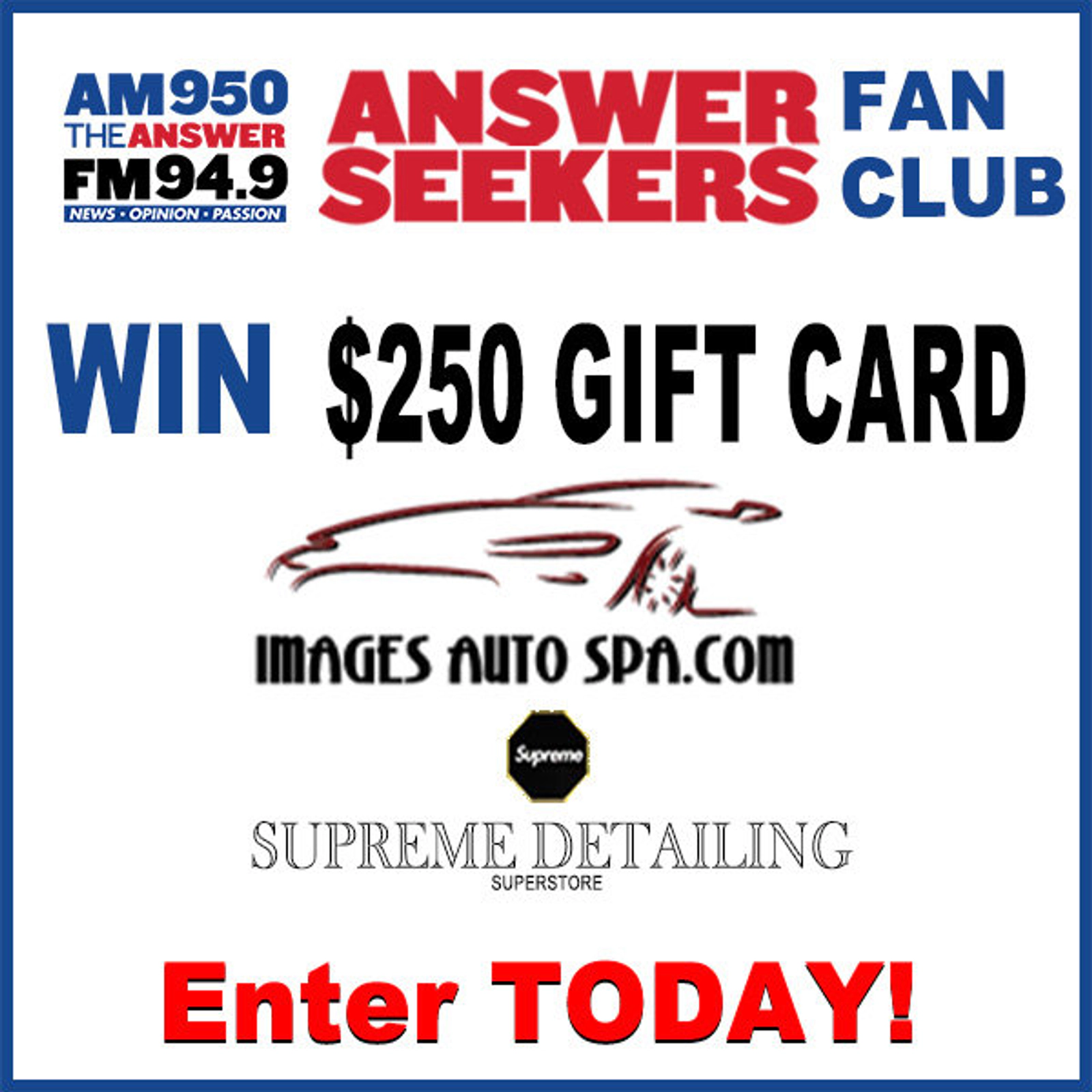 Auto Spa Gift Card Giveaway 2024