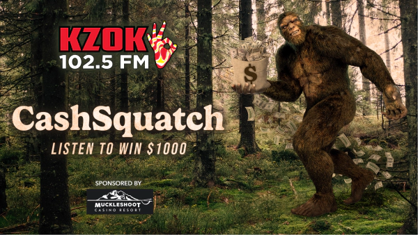CashSquatch on 102.5 KZOK