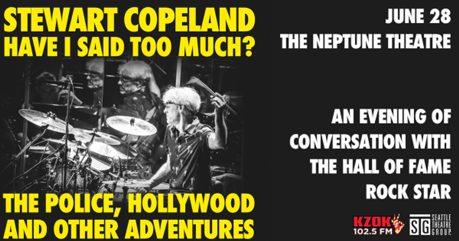 Win Tickets to see Stewart Copeland!