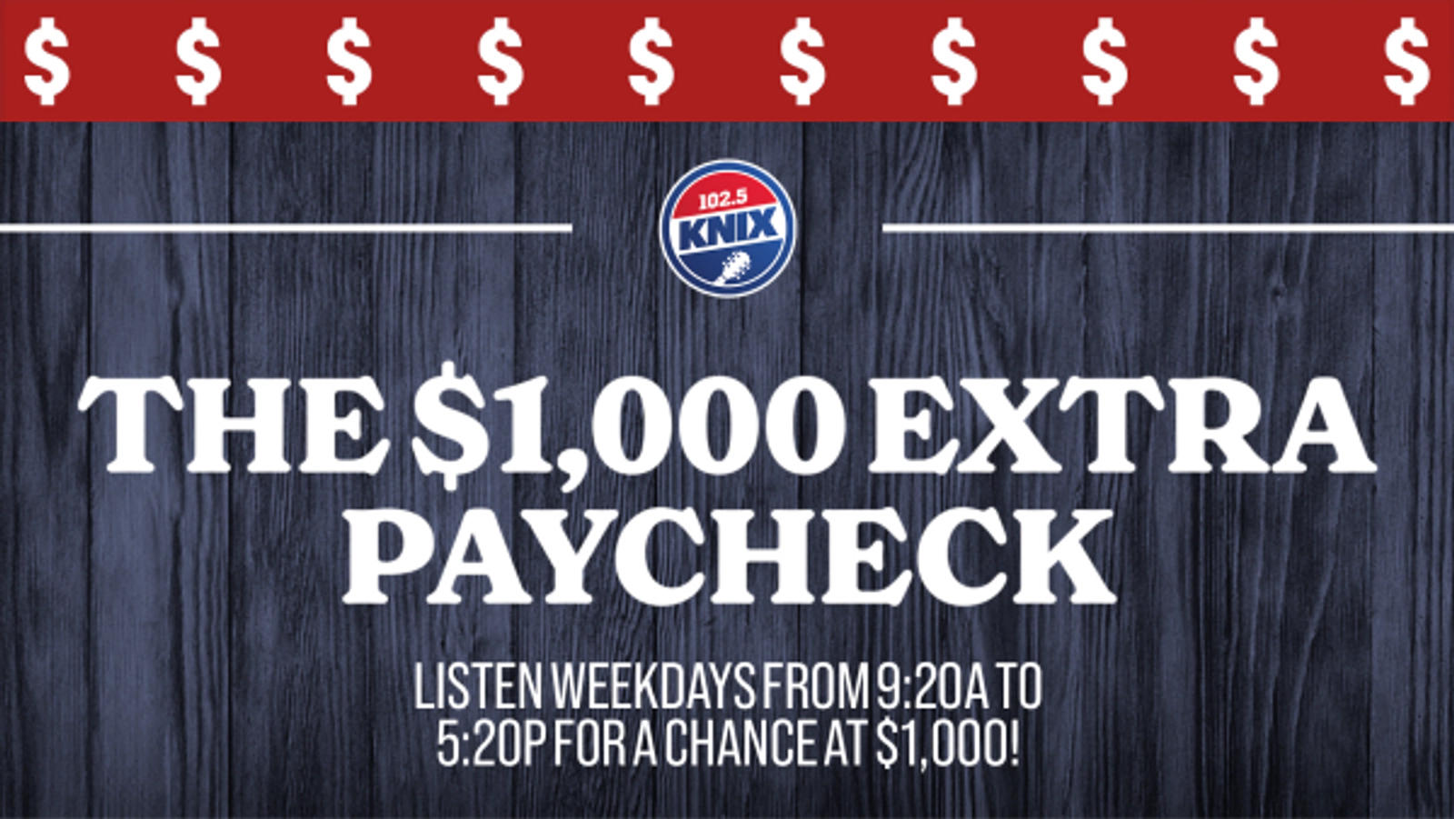 Listen to Win $1,000