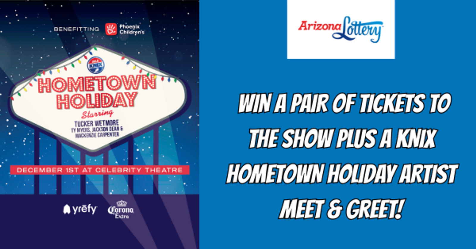 Win KNIX Hometown Holiday Tickets + Meet ‘n’ Greet