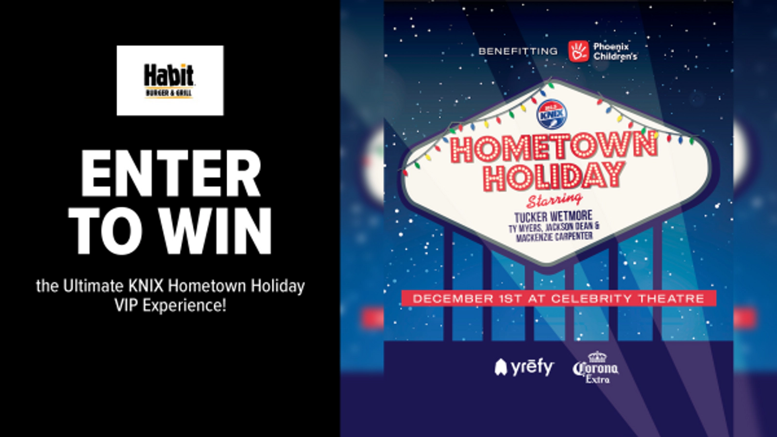 Win the Ultimate KNIX Hometown Holiday VIP Experience!