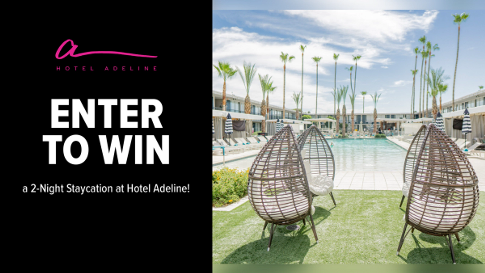Win a 2-Night Staycation at Hotel Adeline!