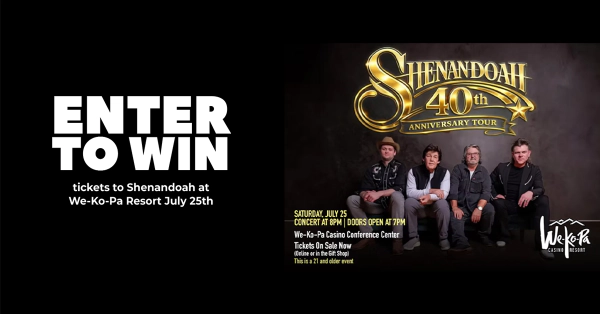 Win tickets to Shenandoah