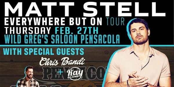 Register now to see Matt Stell at wild Gregg's Saloon! - Thumbnail Image
