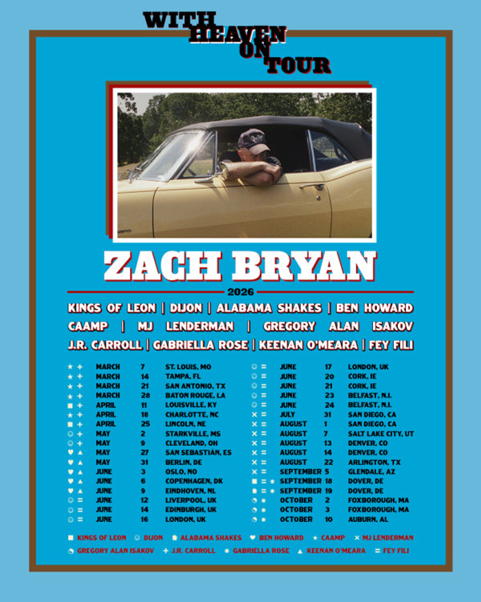 Win Tickets To See Zach Bryan In Auburn