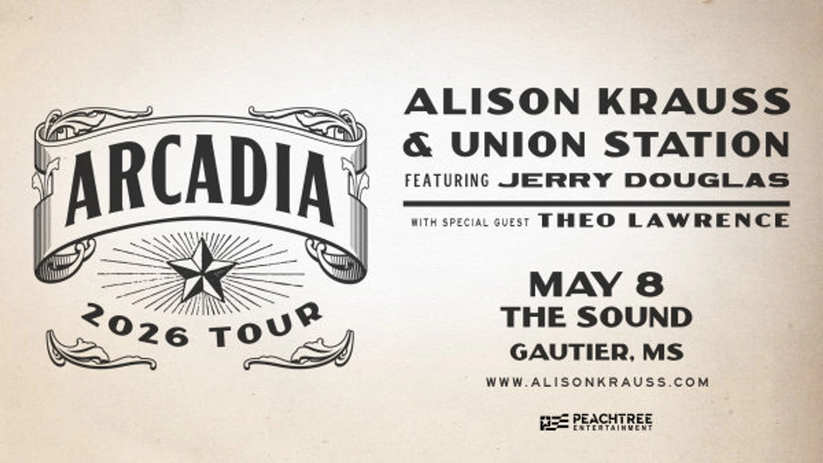Win Tickets To Alison Krauss & Union Station Featuring Jerry Douglas - Arcadia 2026 Tour