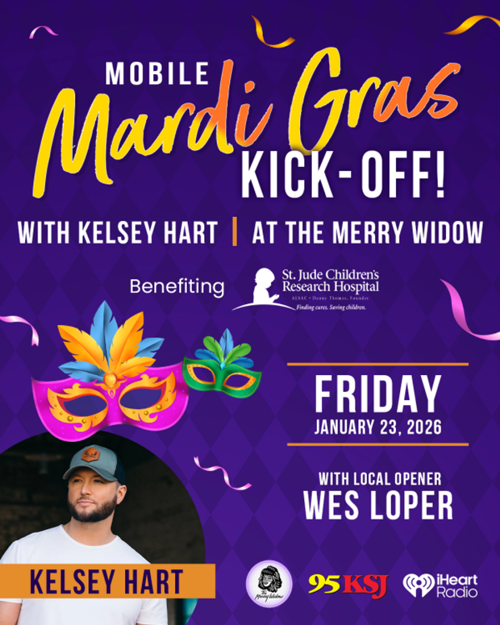 Win Tickets to the 95KSJ Mardi Gras Kick-Off Party