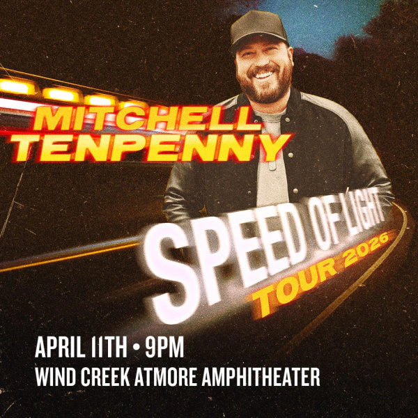 Win Tickets To See Mitchell Tenpenny at Wind Creek Atmore
