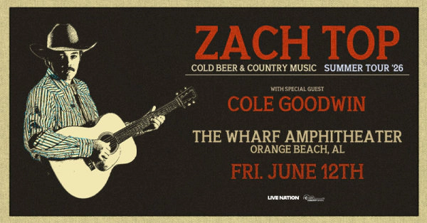 Win tickets to see Zach Top at The Wharf from 95 KSJ!
