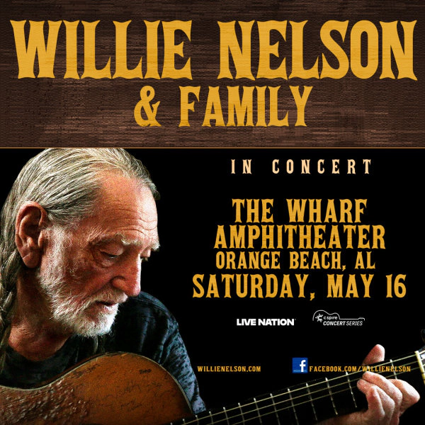 Win Tickets To See Willie Nelson at The Wharf