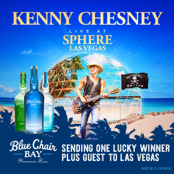 Win a Flyaway to see Kenny Chesney at Sphere including FLOOR tickets from 95 KSJ!