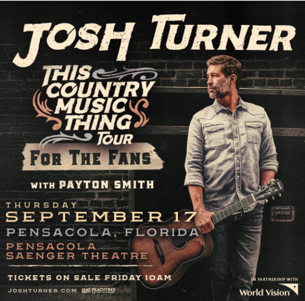 Win Tickets to Josh Turner at Pensacola Saenger Theatre