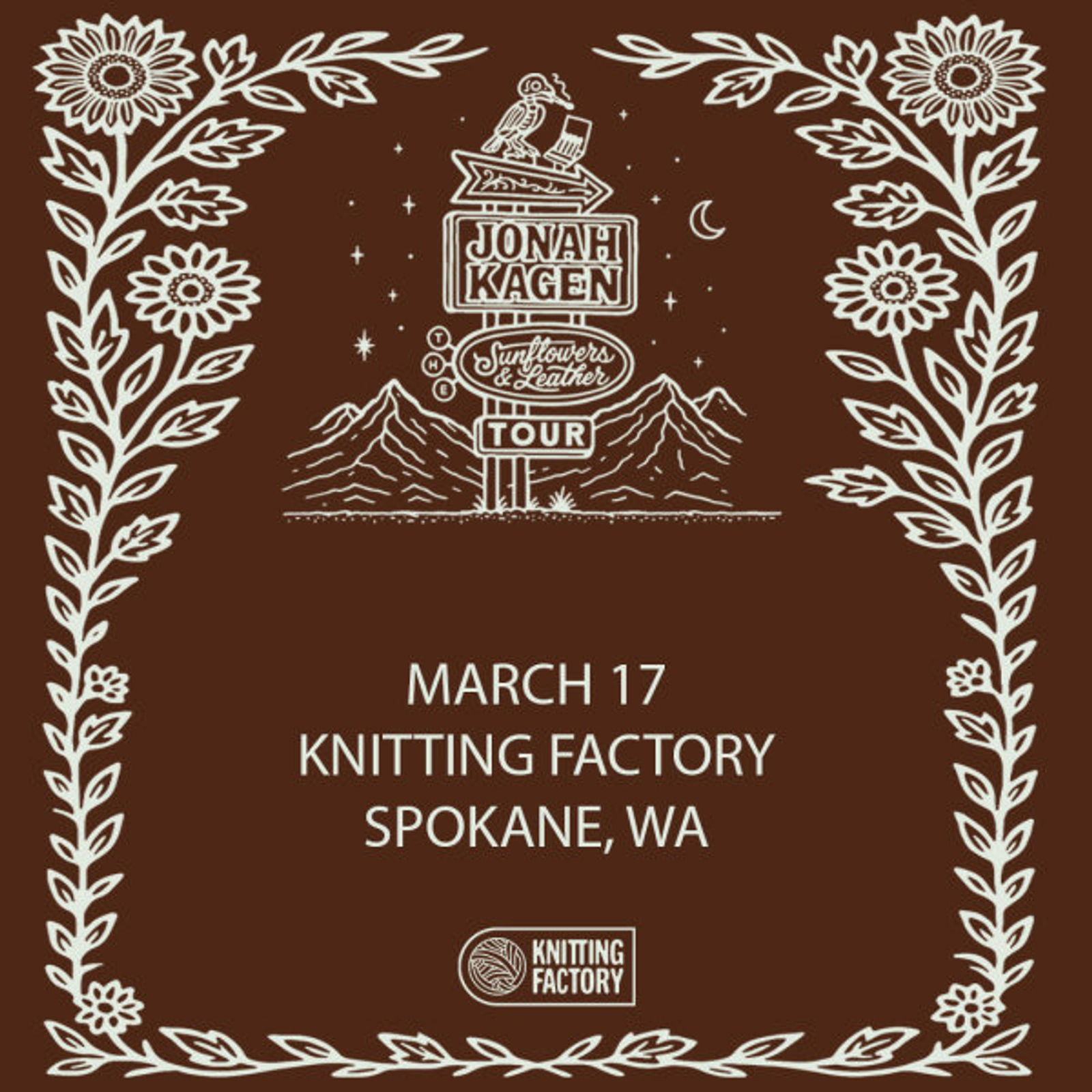 Jonah Kagen Live at the Knitting Factory on March 17th