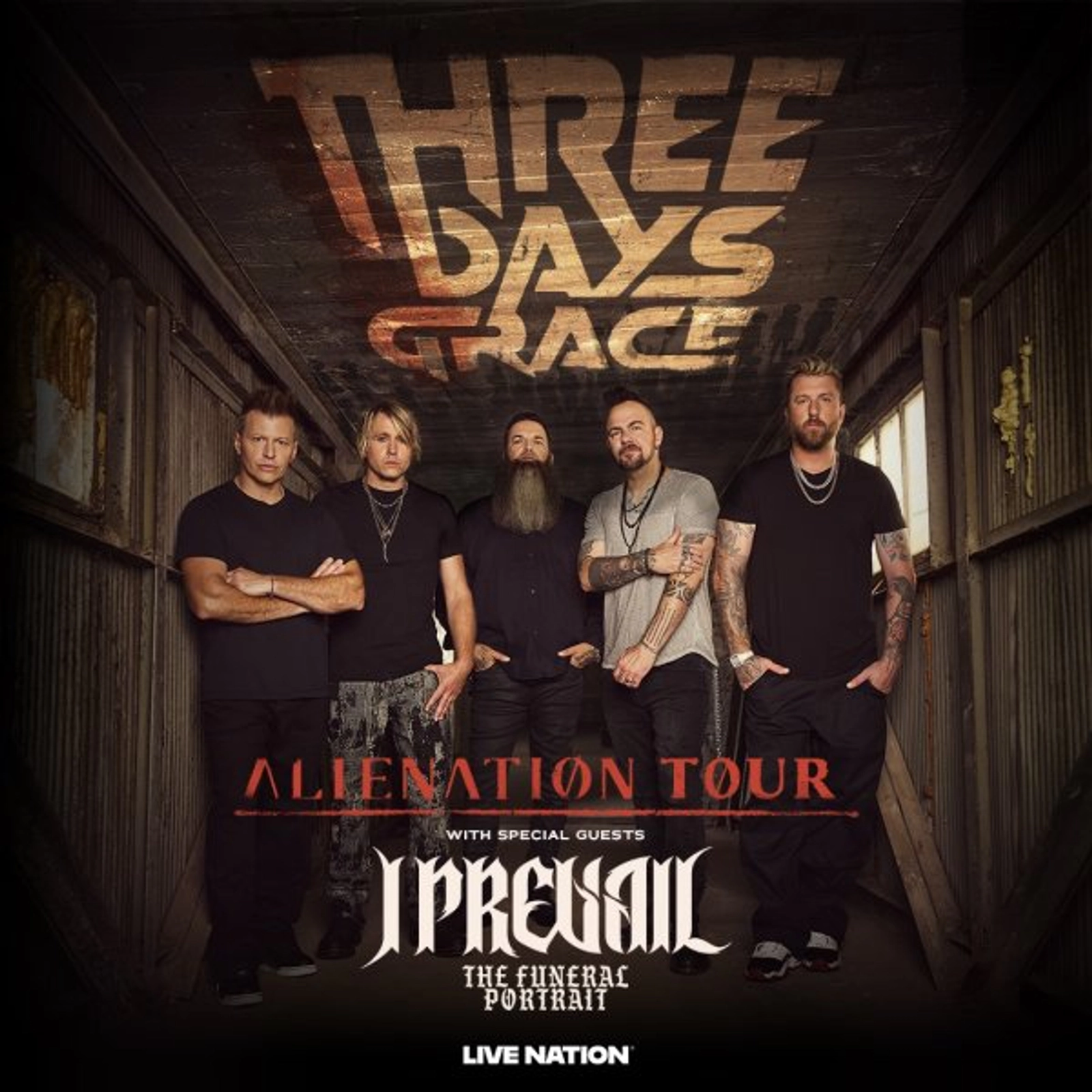 Three Days Grace Live At The Spokane Arena for their Alienation Tour