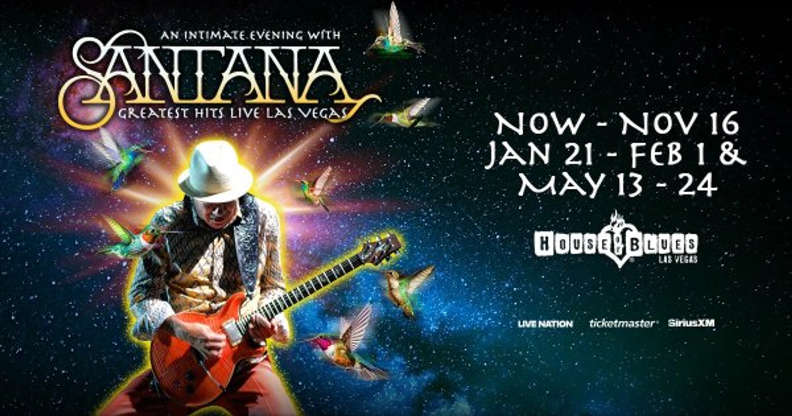 Enter to Win Tickets to Santana!