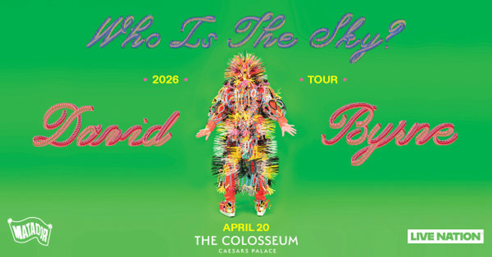 Enter to Win Tickets to David Byrne!