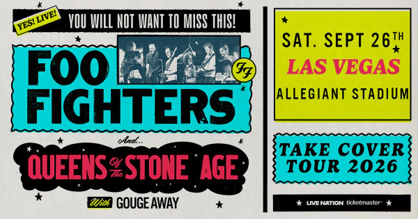 Enter to Win Tickets to Foo Fighters!
