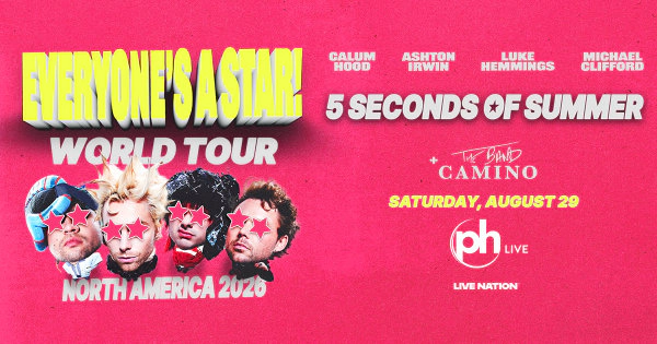 Enter to Win Tickets to 5 Seconds of Summer!