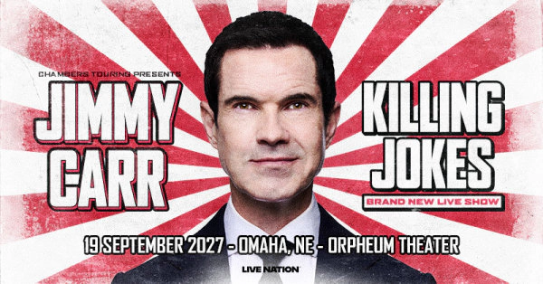 Enter to Win Jimmy Carr Tickets!