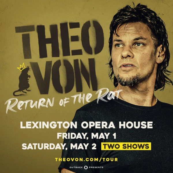 Theo Von at Lexington Opera House on May 2, 2026