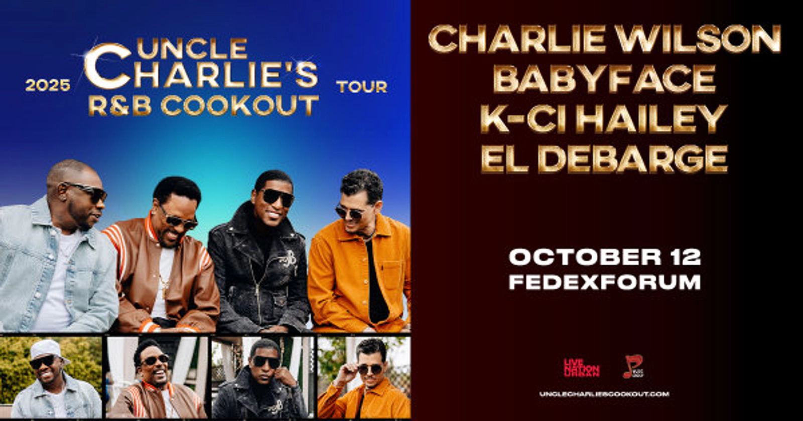 Enter to Win Uncle Charlie's R&B Cookout Tickets at the FedExForum