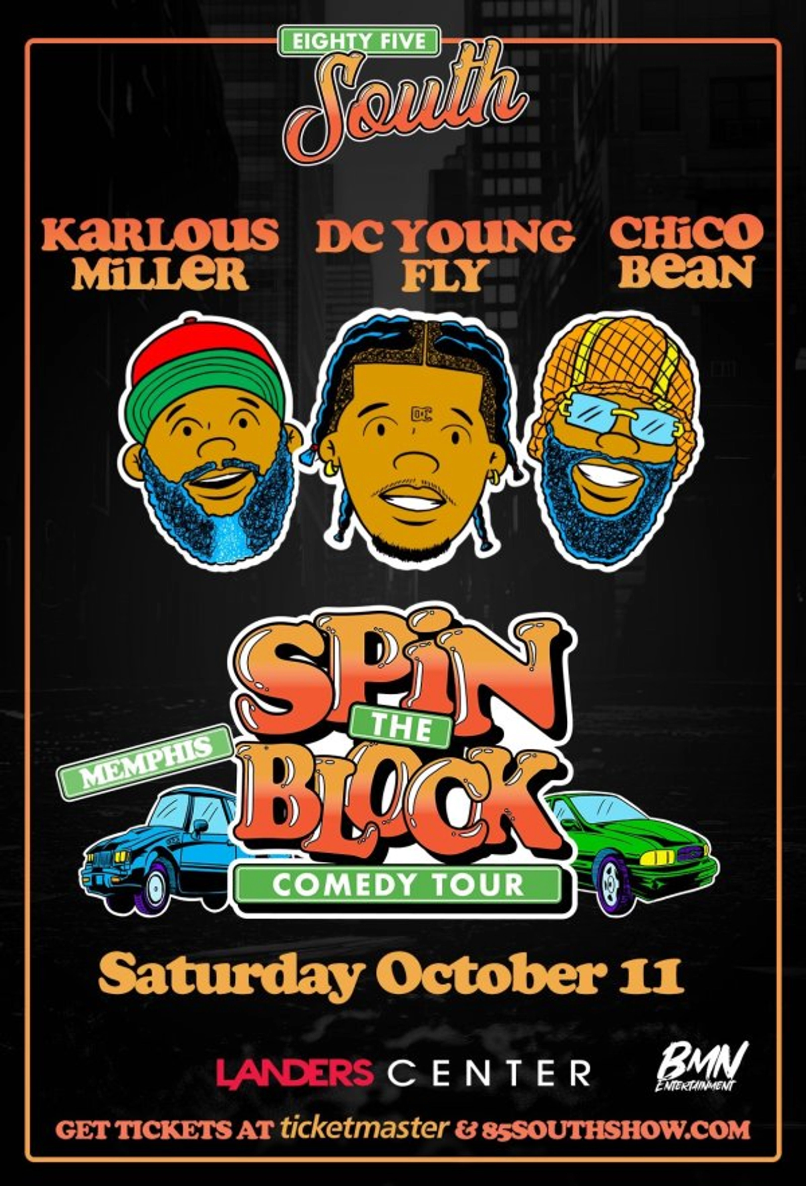 Register To Win Tickets to the Spin the Block Comedy Tour at Landers Center